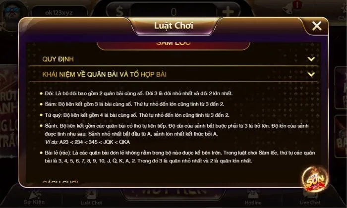 Các tổ hợp bài đặc biệt